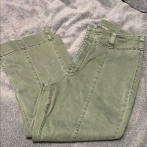 Pilcro Olive Trousers
